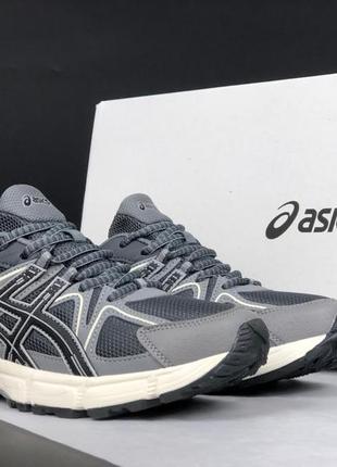 Женские кроссовки asics gel kahana 8 серые2 фото