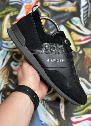 Кеди tommy hilfiger iconic leather suede