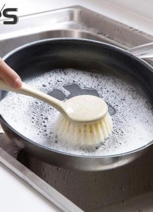 Щітка для миття посуду з жорсткою поліпропіленовою щетиною d&s, 20 см6 фото