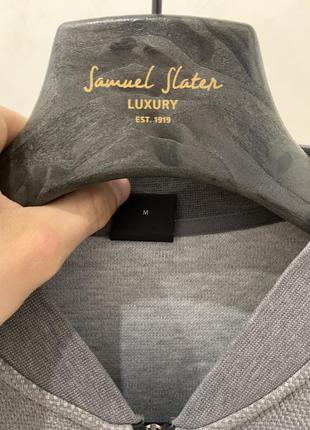 Кофта hugo boss серая на замок свитер джемпер свитшот