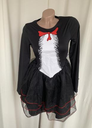 Кішка сукня карнавальна кошка пінгвін 3