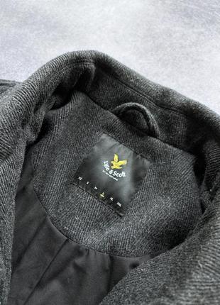 Lyle &amp; scott wool bombers jacket mens4 фото