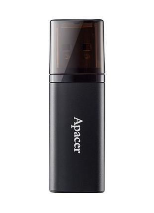 Флеш-накопичувач usb3.2 128gb apacer ah25b black (ap128gah25bb-1)