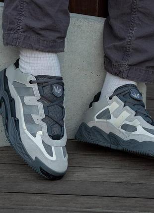 Кроссовки adidas niteball white\grey