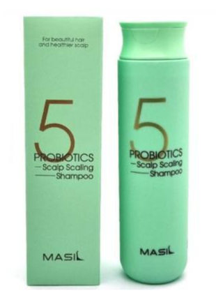 Глубоко очищающий шампунь masil 5 probiotics scalp scaling shampoo с пробиотиками 300мл2 фото