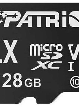 Карта пам`яті microsdxc 128gb uhs-i class 10 patriot lx (psf128gmdc10)