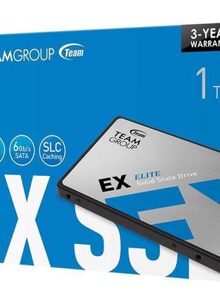 Накопичувач ssd 1tb team ex2 2.5" sataiii 3d tlc (t253e2001t0c101)4 фото