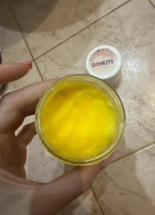 Набір крем для тіла та скраб donuts3 фото