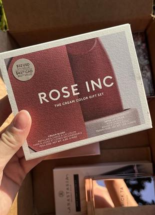 Набір rose inc the cream color lip & cheek set