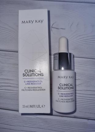 Сироватка-концентрат для зменшення зморшок "с + ресвератрол" mary kay/мері кей