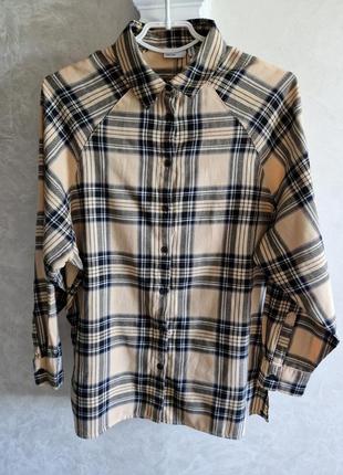 Сорочка оверсайз в клітинку asos