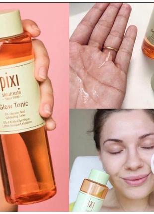 Отшелушивающий тоник с гликолевой кислотой pixi glow tonic2 фото