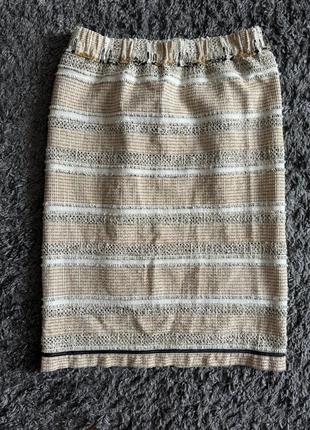 Люкс бренд твидовая юбка юбка pomandere