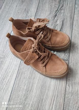 Нубукові кросівки  clarks