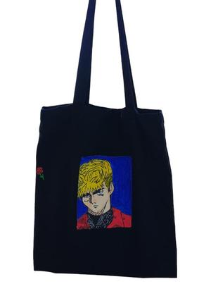 Кастомний шопер унісекс onizuka  anime, y2k,grunge,punk