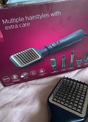 Фен-щетка phillips bha530