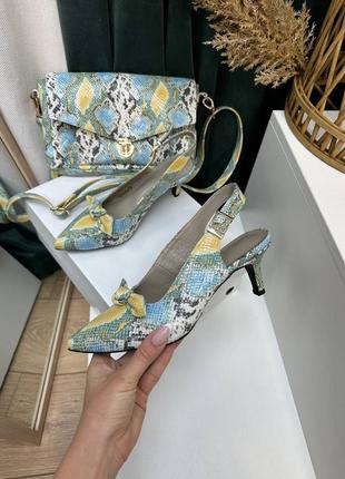 Туфли женские из натуральной кожи