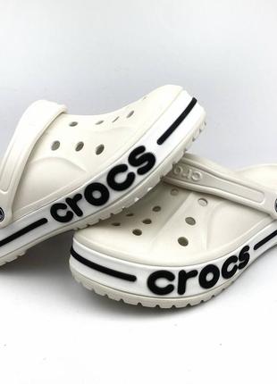 🌞crocs bayaband white🤍