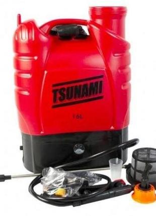 Опрыскиватель аккумуляторный 16л tsunami st-016a
