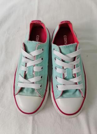 Детские текстильные базовые кеды, конверсы на девочку