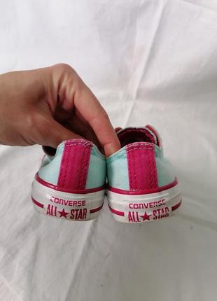 Детские текстильные базовые кеды, конверсы на девочку