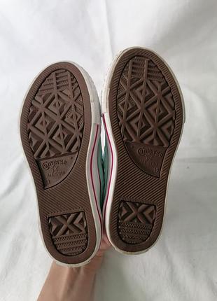 Детские текстильные базовые кеды, конверсы на девочку