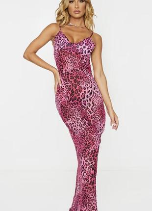 Сукня принт леопард