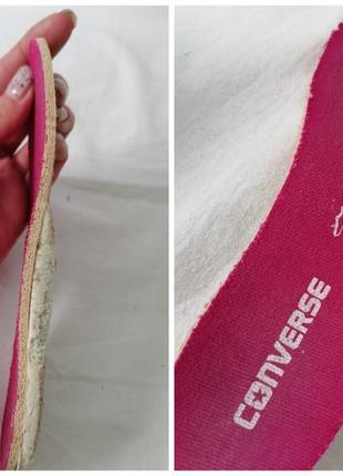 Детские текстильные базовые кеды, конверсы на девочку