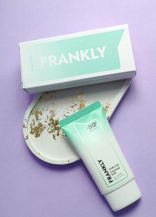 Крем заспокійливий сонцезахисний frankly cicahae sunscreen 50 ml