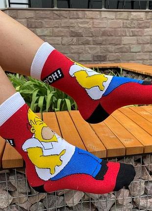 Женские носки , набор женских носков 36-41 6 пар с мультяшным рисунком в подарочной коробк...