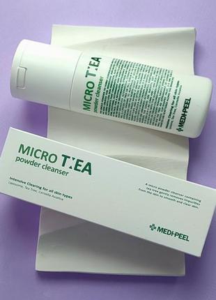 Ензимна пудра з чайним деревом medi-peel micro tea powder cleanser, 70 g