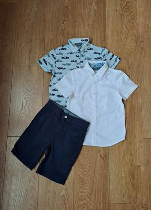 Летний набор для мальчика/шорты/рубашка с коротким рукавом для мальчика