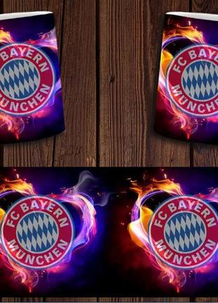 Чашка белая керамическая   "фк "бавария" мюнхен" bayern munchen  aurora