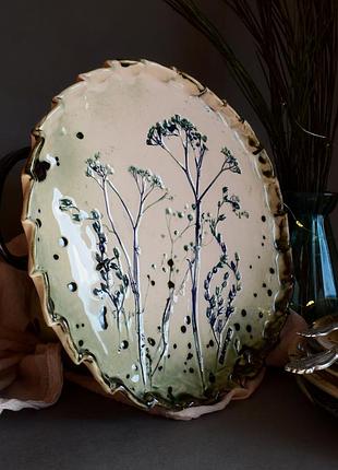 Вишукана тарілка для сиру та фруктів