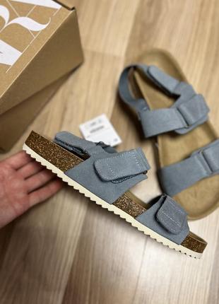 Шикарні босоніжки zara, сандалі натуральна шкіра, ортопедичні5 фото