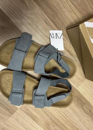 Шикарні босоніжки zara, сандалі натуральна шкіра, ортопедичні6 фото