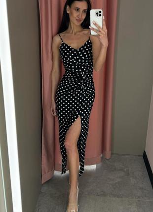 Неймовірно гарна сукня zara льон віскоза, міді з розрізом