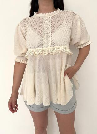 Неймовірна вязана блуза zara