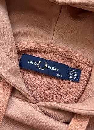 Стильное худи fred perry colour block hooded sweatshirt6 фото