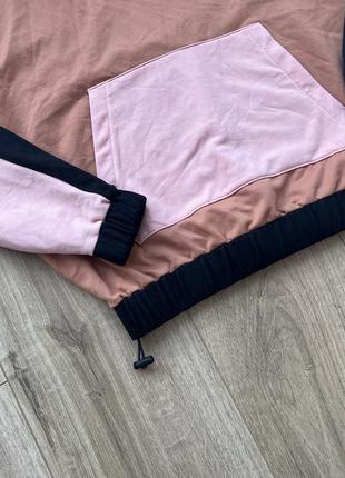 Стильное худи fred perry colour block hooded sweatshirt5 фото