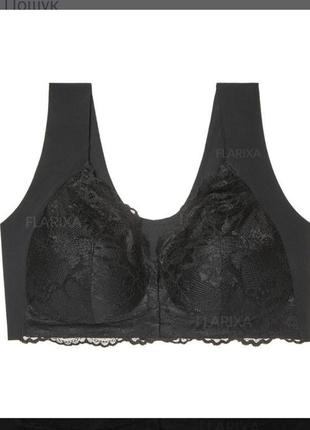 Топ майка м'який бюстгальтер спереду застібка