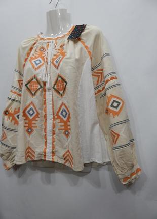 Блуза легка фірмова жіноча oversize by esq 48-52 р., 217бжю (тільки в зазначеному розмірі, тільки 1 шт.)4 фото
