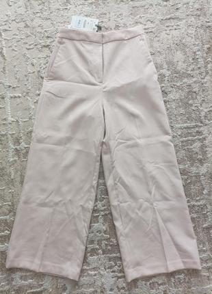 Брюки кюлоты zara s(36) новые!