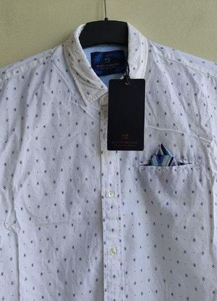 Мужская рубашка regular scotch & soda amsterdam couture белый