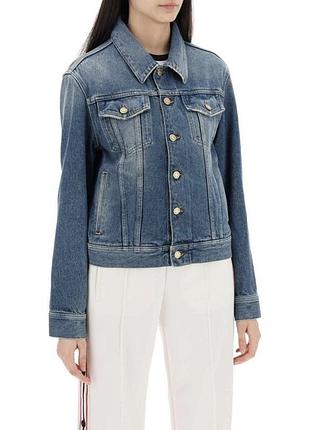 Джинсовый пиджак 7 for all mankind (xs/s)