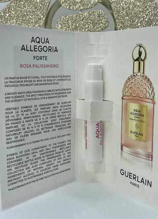 Guerlain - aqua allegoria forte rosa palissandro - туалетная вода2 фото