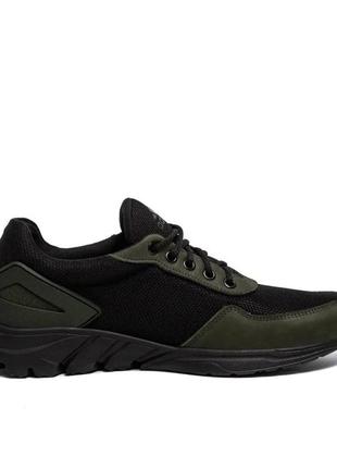 Кросівки літні сітка adidas колір олива, чорний3 фото