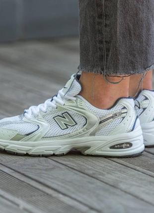 Кросівки літні  сітка new balance білі