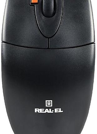 Миша real-el rm-220 black (el123200026)