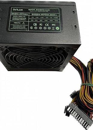 Блок живлення delux dlp-35d black 500w bulk